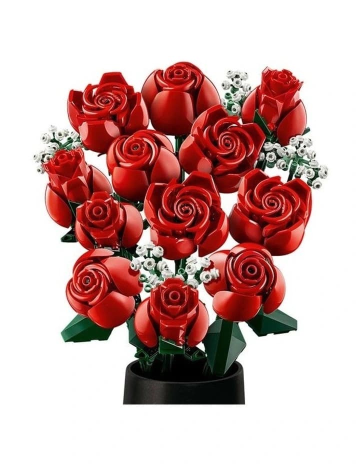 لگو گل رز مدل Bouquet of Roses کد 81007 — تصویر ۵