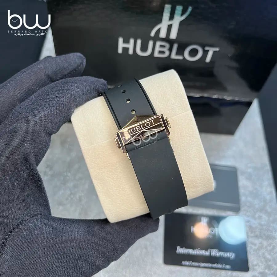 ساعت مچی هابلوت مردانه مدل Unico Sang Bleu II King Gold BD — تصویر ۳