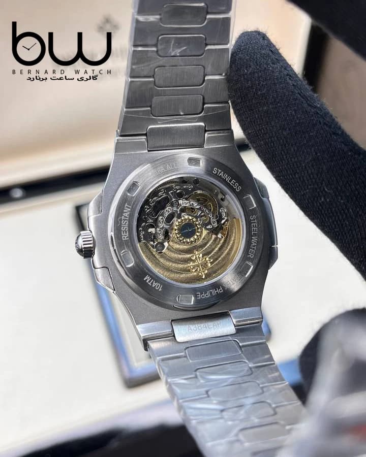 ساعت مچی پتک فلیپ اسکلتون سفید |Patek Philippe Nautilus Skeleton — تصویر ۳