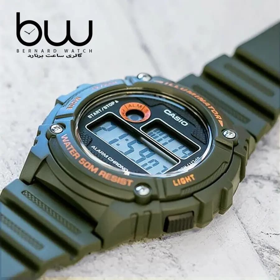 ساعت مچی کاسیو | CASIO W-216H-3B — تصویر ۲