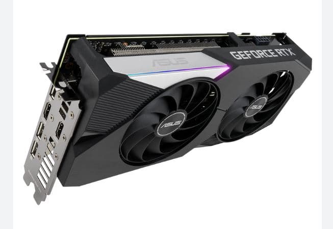 کارت گرافیک VGA ASUS DUAL-RTX3060TI-O حافظه 8 گیگابایت — تصویر ۴