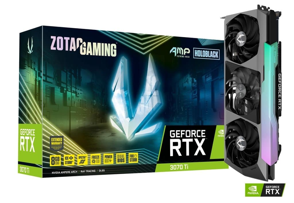 کارت گرافیک مدل ZOTAC GAMING GeForce RTX 3070 Ti AMP Extreme Holo زوتک