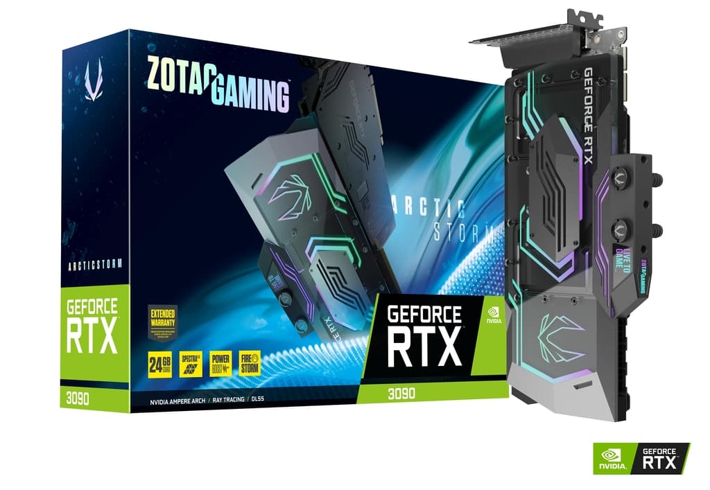 کارت گرافیک مدل ZOTAC GAMING GeForce RTX 3090 ArcticStorm زوتک