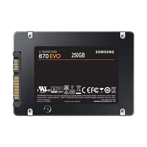 حافظه SSD سامسونگ مدل EVO 870 ظرفیت 250 گیگابایت ** شرکتی — تصویر ۲