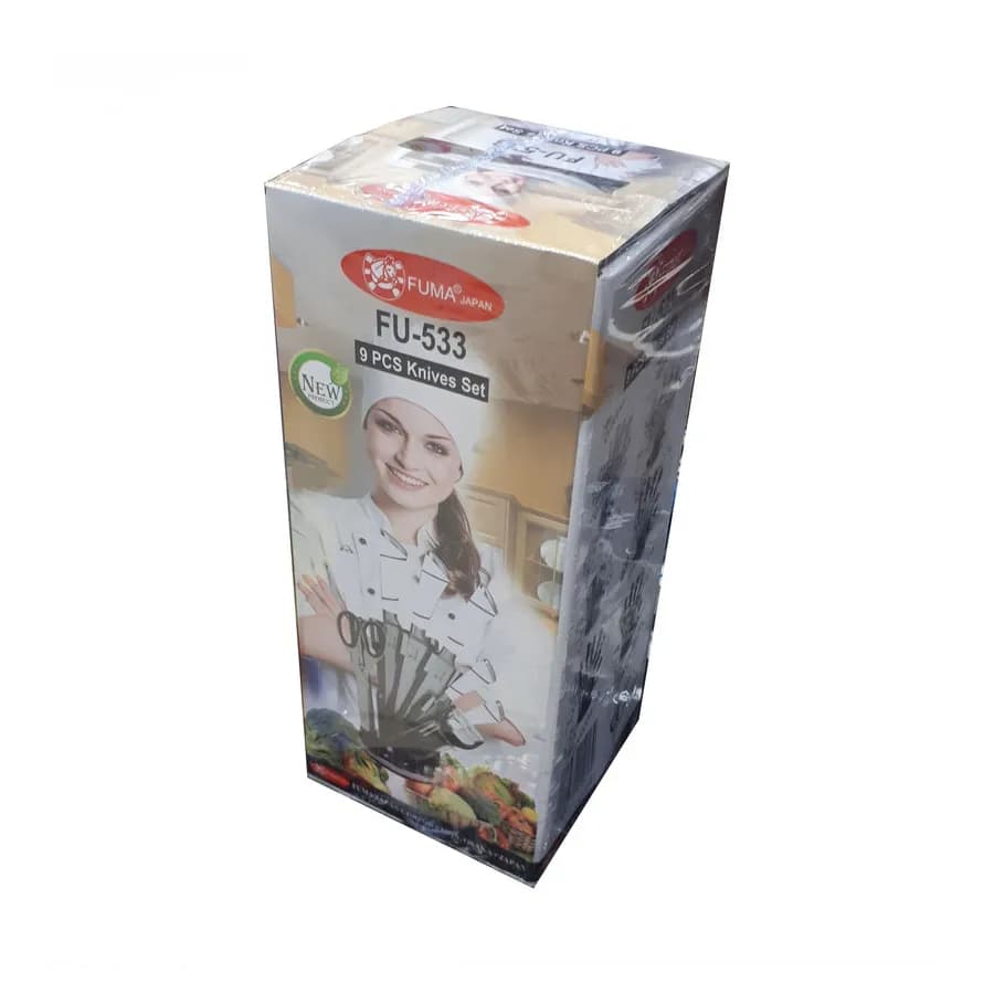 سرویس چاقو آشپزخانه 9 پارچه فوما مدل FU-533 — تصویر ۴