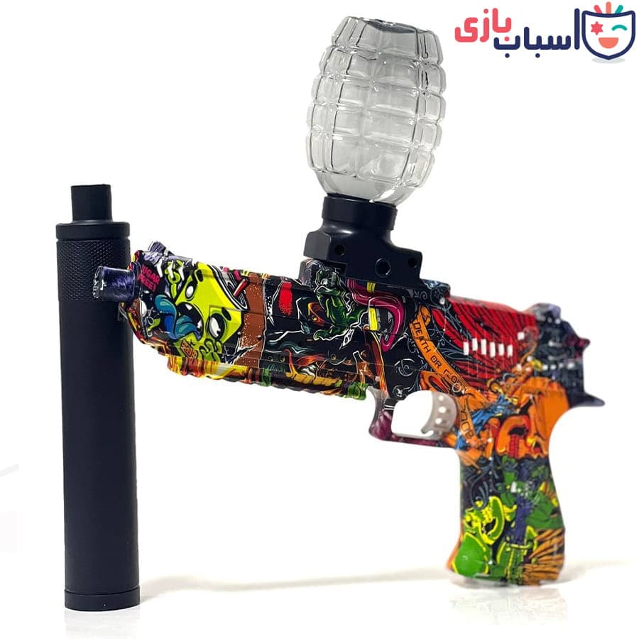 اسباب بازی تفنگ کلت تیر ژله ای شارژی 3_42 — تصویر ۲