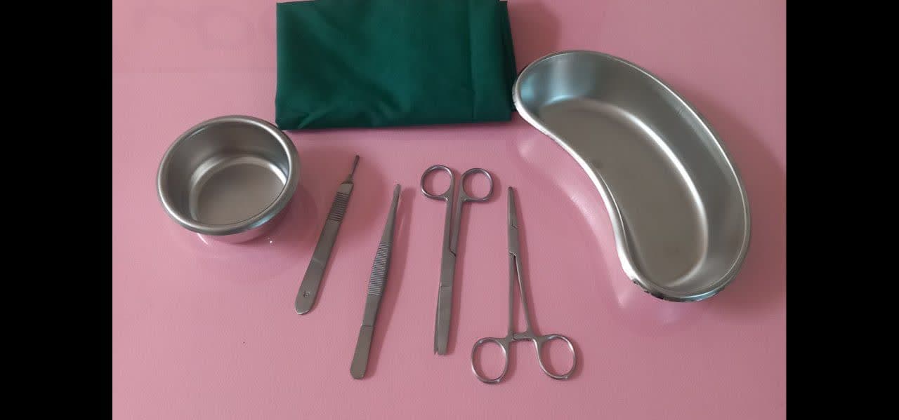 ست پانسمان 7 تیکه به همراه ابزار BJS