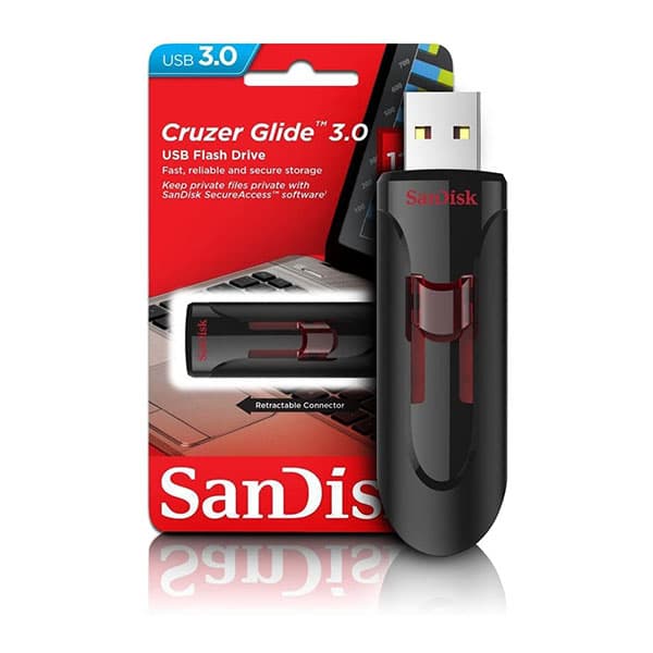 فلش مموری سندیسک مدل Glide CZ600 با ظرفیت 128 گیگابایت — تصویر ۳