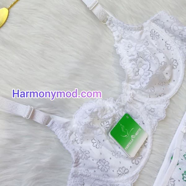 ست شورت و سوتین فنردار ترک دانتل کد 460 — تصویر ۷