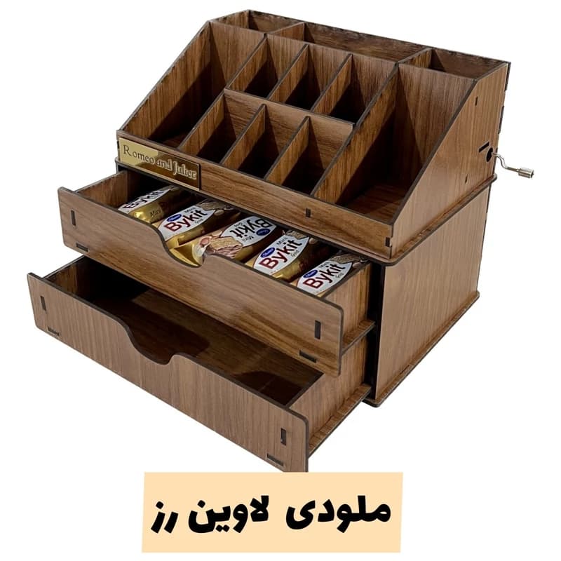 استند لوازم ارایش موزیکال چوبی با ملودی لاوین روز بهترین هدیه برای روز مادر – روز دختر – روز زن