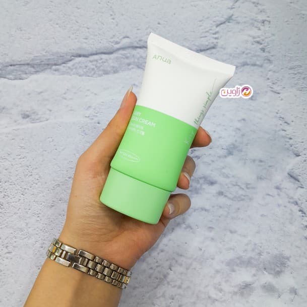 ضدآفتاب بی رنگ تسکین دهنده آنوا SPF50 — تصویر ۱۱