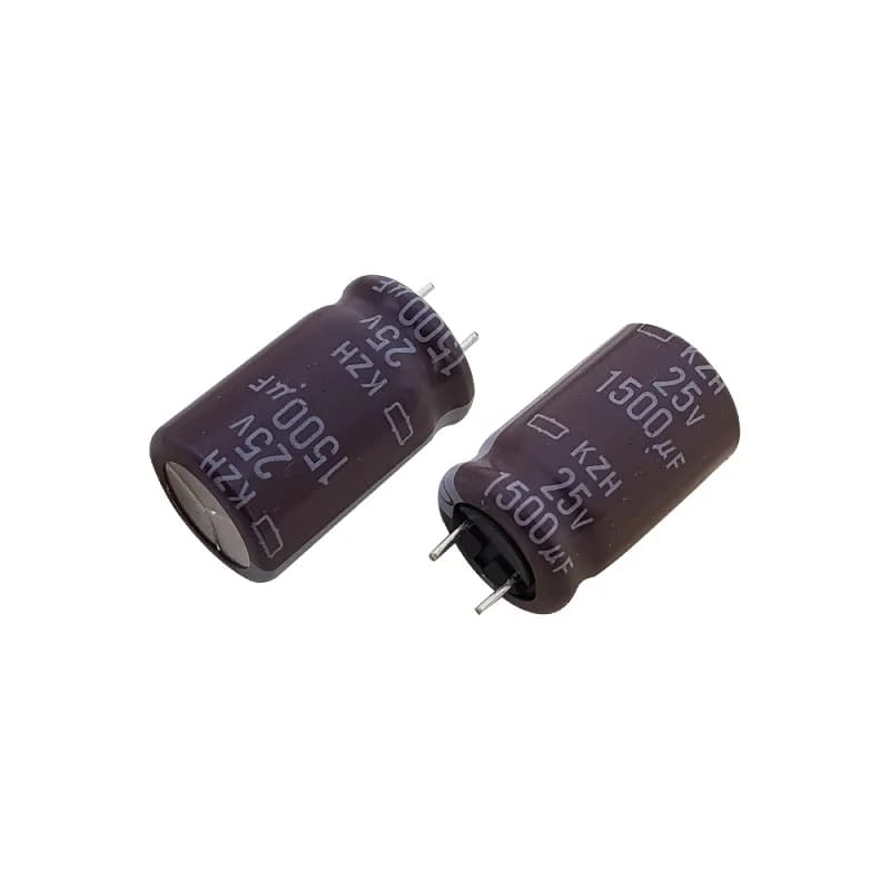 خازن 1500 میکروفاراد 25 ولت ژاپنی NIPPON — تصویر ۲