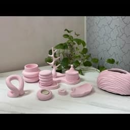 نظم دهنده ی لوازم آرایش ست 8تیکه همراه با جای دستمال — تصویر ۳