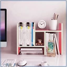 استند نظم دهنده رومیزی کتاب، لوازم التحریر و آرایش — تصویر ۳