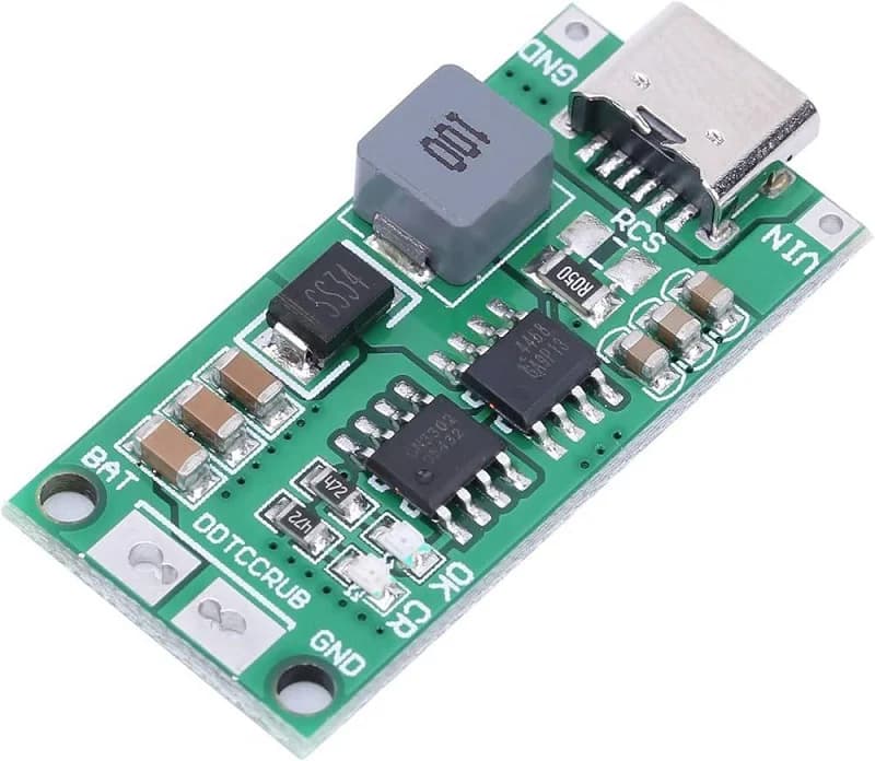 شارژر باتری لیتیومی 2 سل 4 آمپر TYPE-C