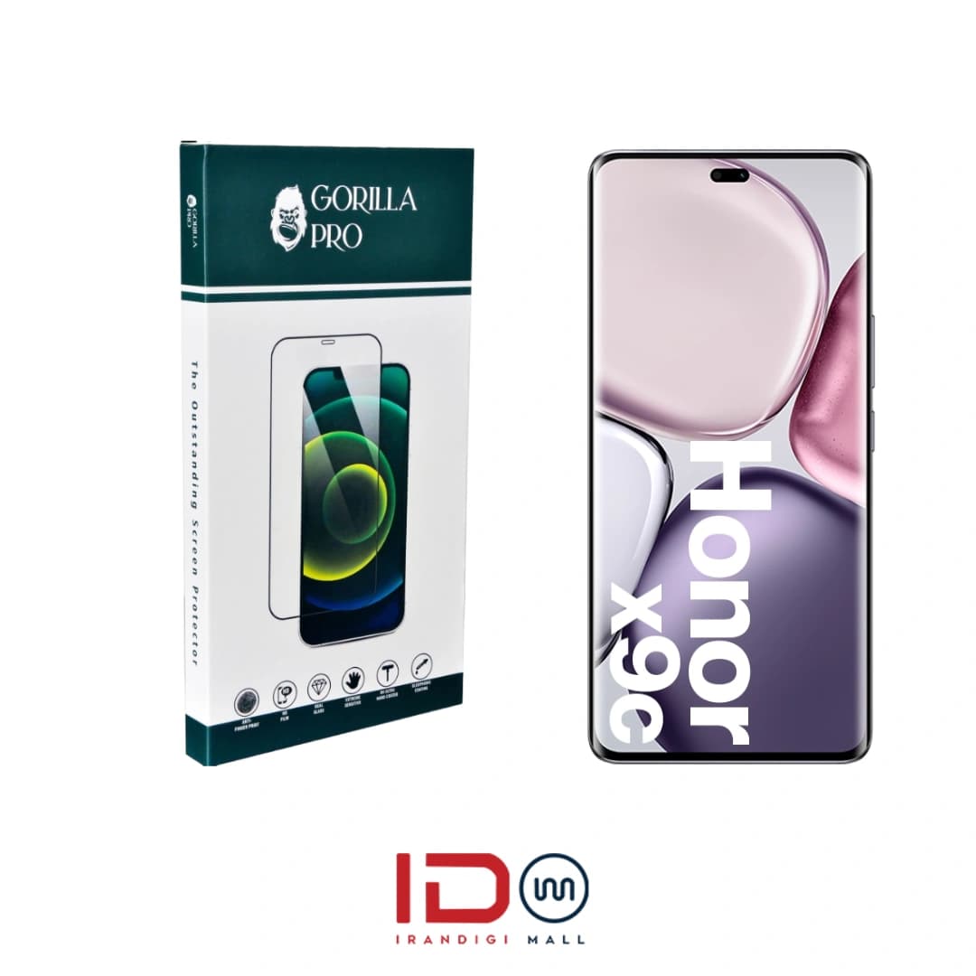 گلس و محافظ هیدروژلی (مات) بدنه و نمایشگر گوشی آنر مدل Honor X9c
