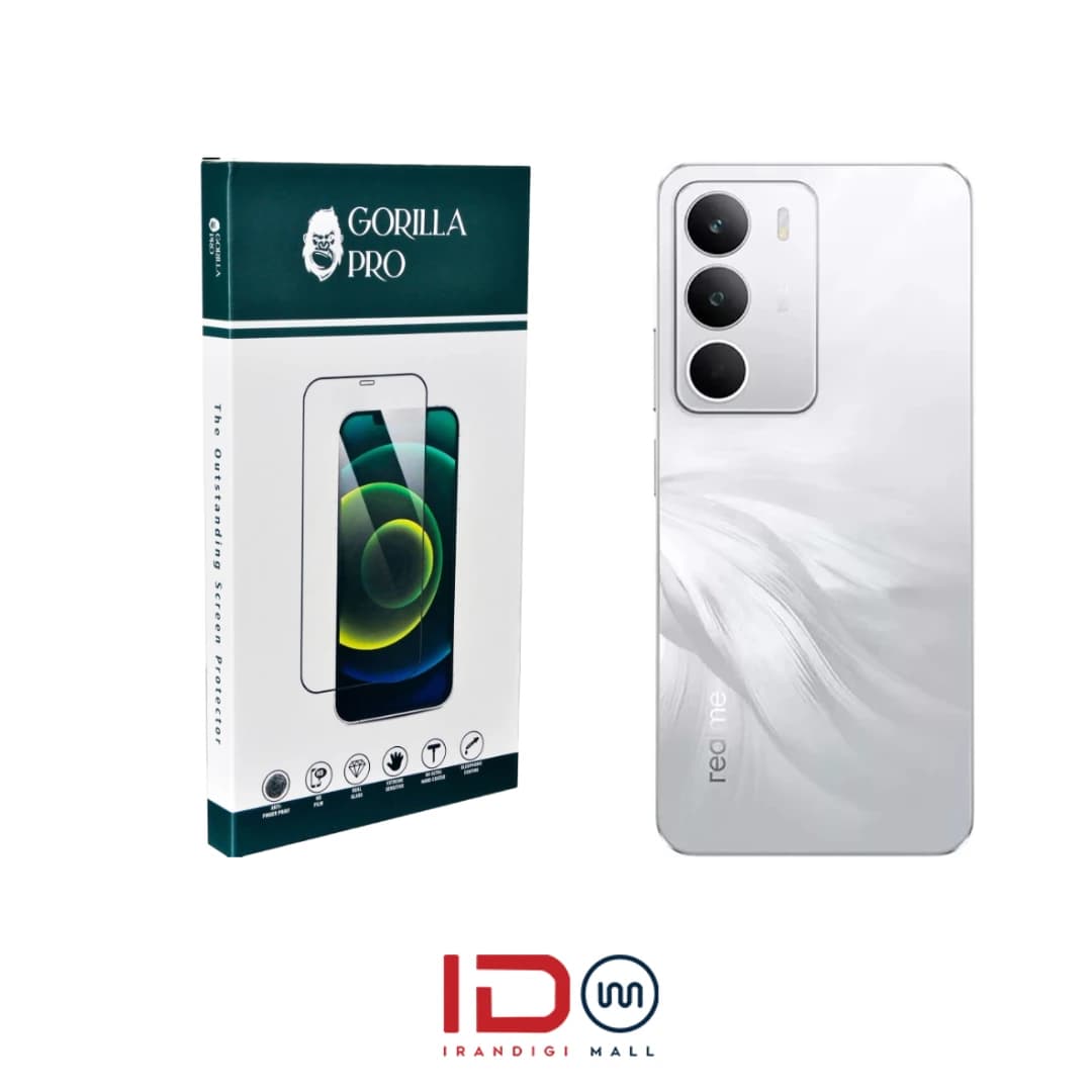 گلس و محافظ هیدروژلی (شفاف) بدنه گوشی ریلمی مدل Realme C71
