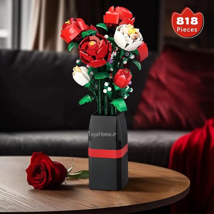لگو‌ دسته گل رز 818 قطعه