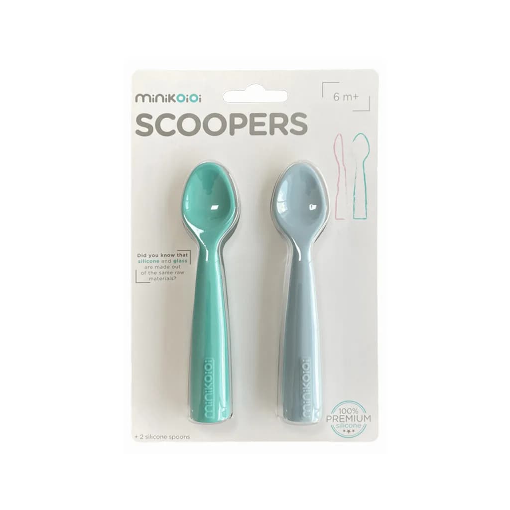 قاشق سیلیکونی مدل Scoopers مینیک اوی اوی Minik oioi