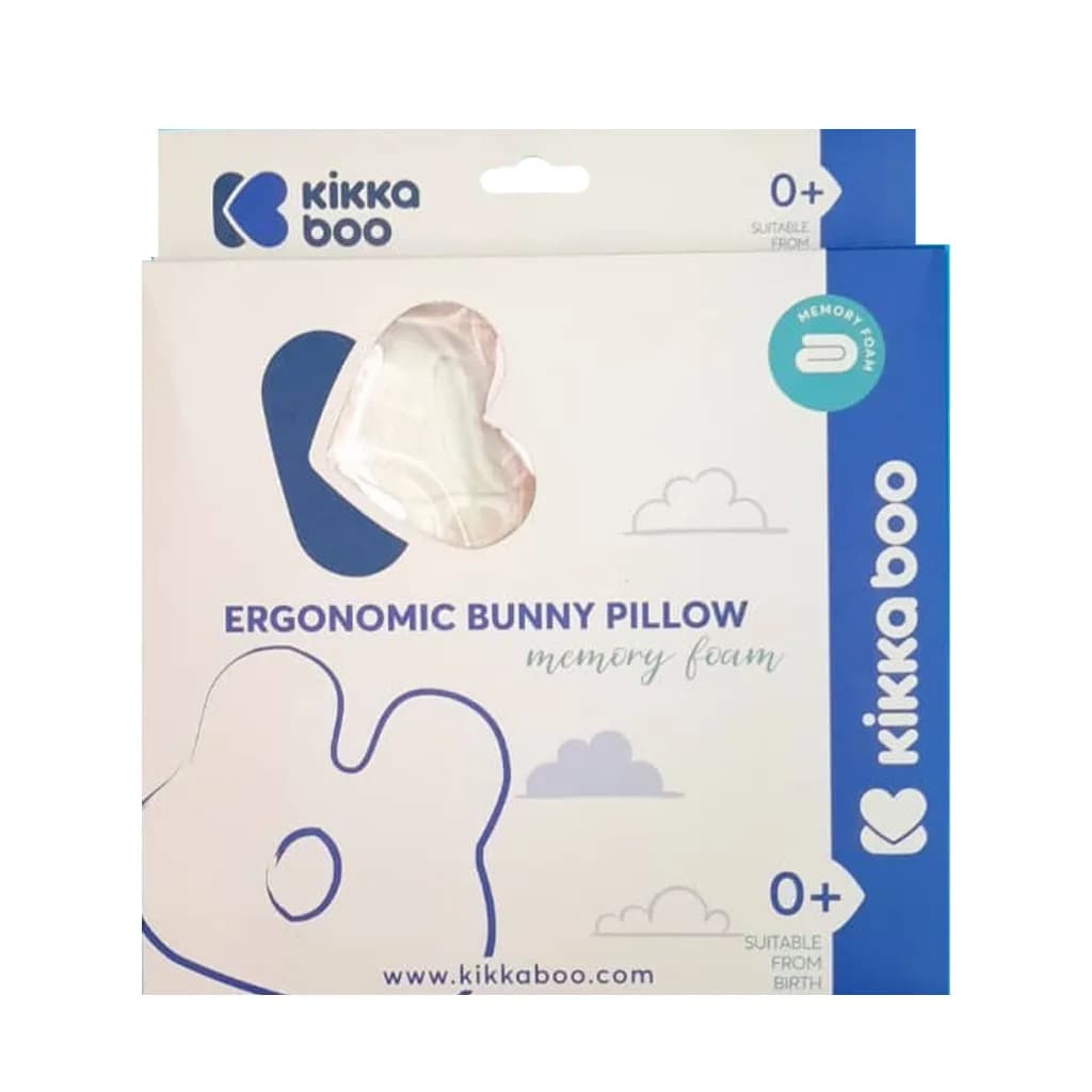 بالش مموری فوم مدل Bunny طبی کیکابو Kikkaboo