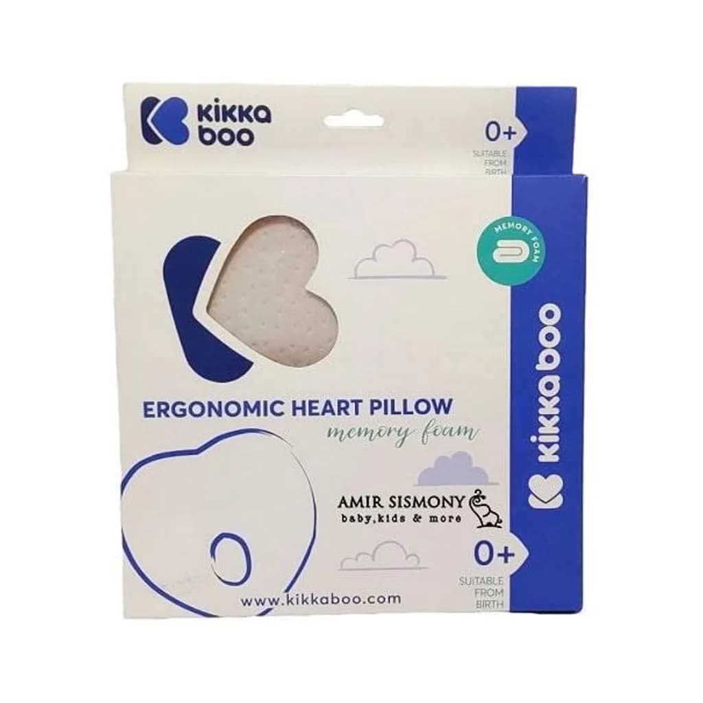 بالش مموری فوم مدل Heart طبی کیکابو Kikkaboo