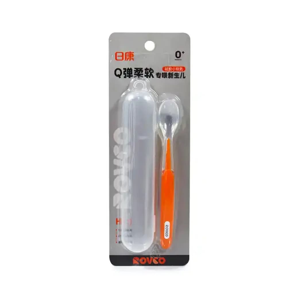 قاشق تکی سر سیلیکون قابدار روکو Rovco — تصویر ۴