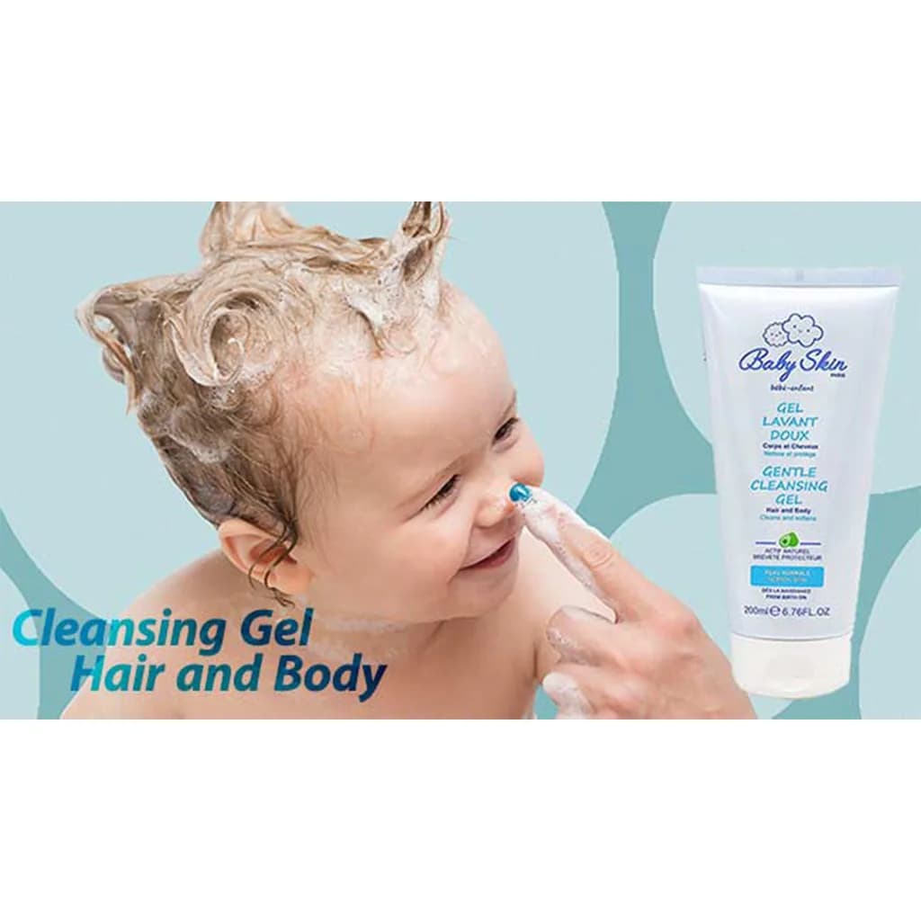 ژل شستشوی سر و بدن 200میل بیبی اسکین Baby Skin — تصویر ۵
