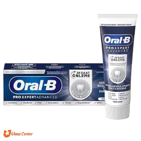 خمیر دندان محافظ کامل 24 ساعته اورال بی مدل Pro – Expert Advanced حجم 75 میل