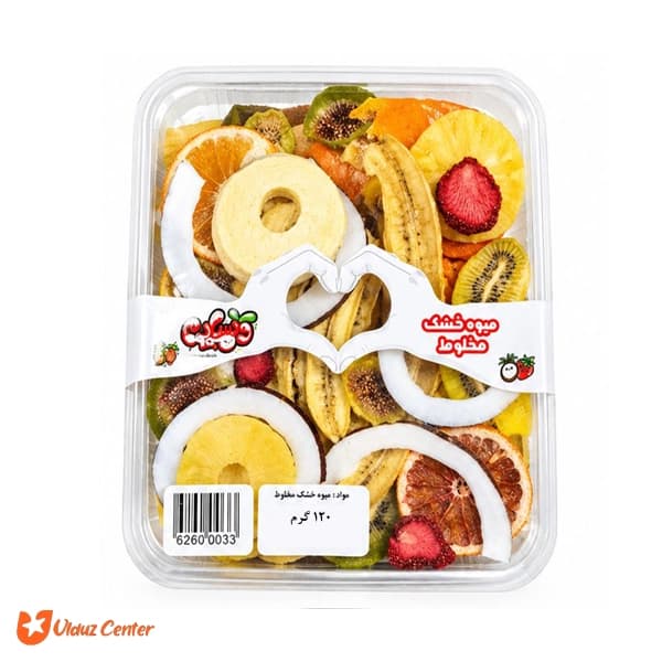 میوه خشک مخلوط وکیوم ویسارم 120 گرم