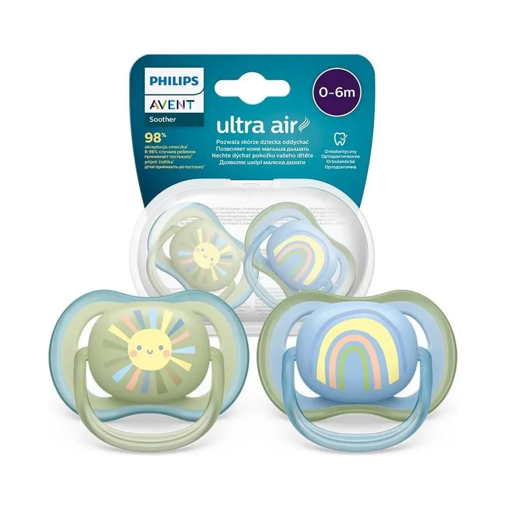 پستانک ارتودنسی فیلیپس اونت Ultra Air ماه 6-0 — تصویر ۴