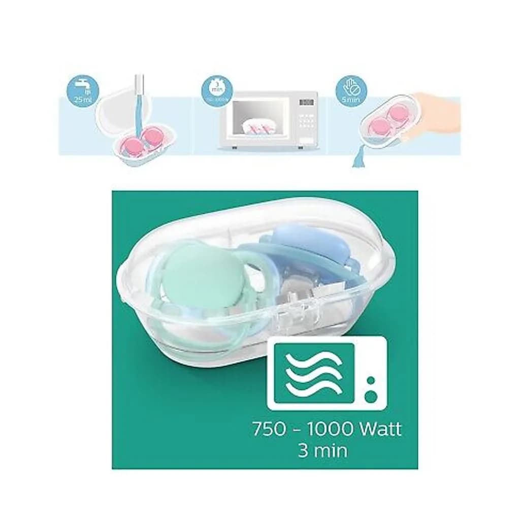پستانک 2Ultra Air عددی 0-6 ماه رنگی اونت Avent — تصویر ۳