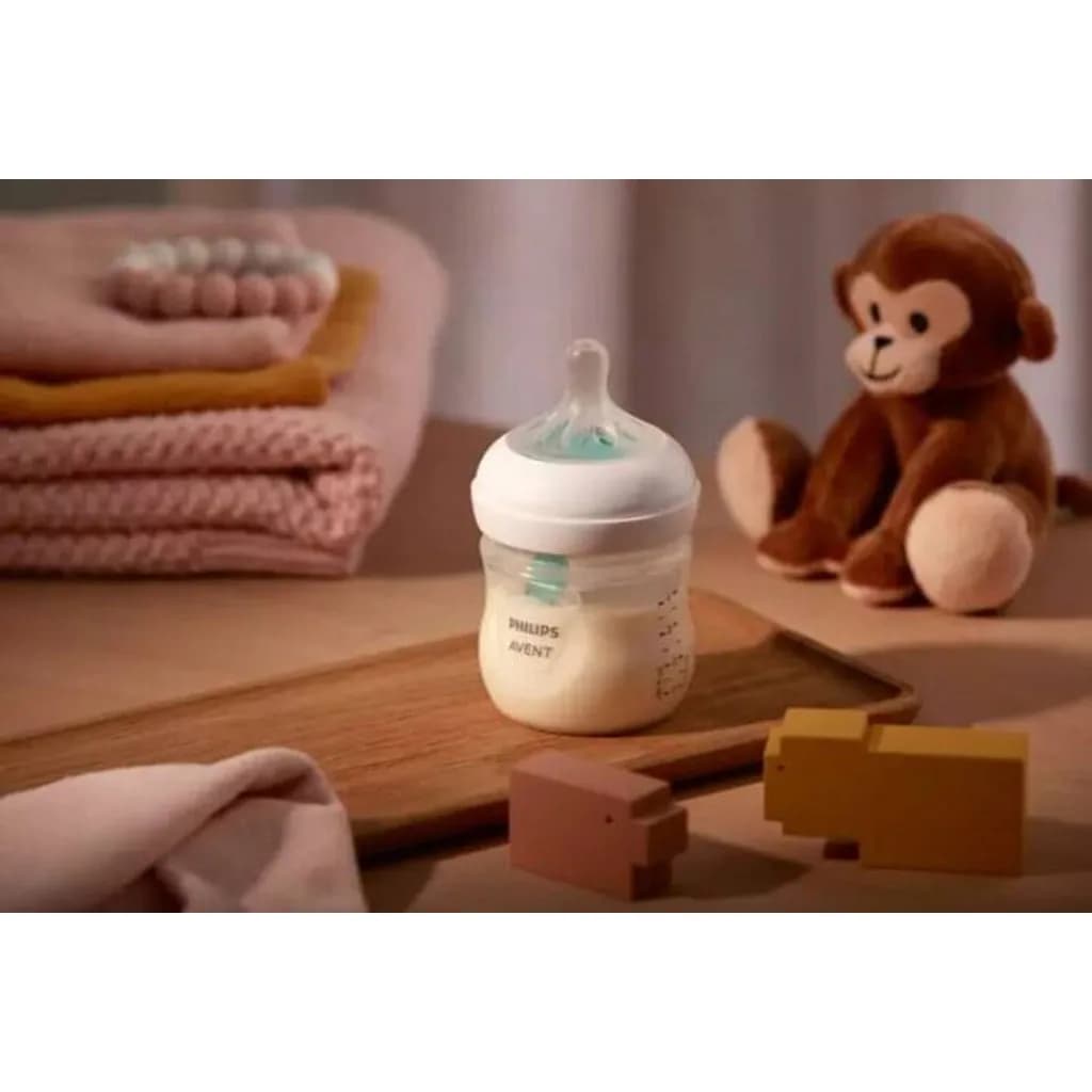 شیشه شیر سوپاپدار ریسپانس 125میل اونت Avent — تصویر ۵