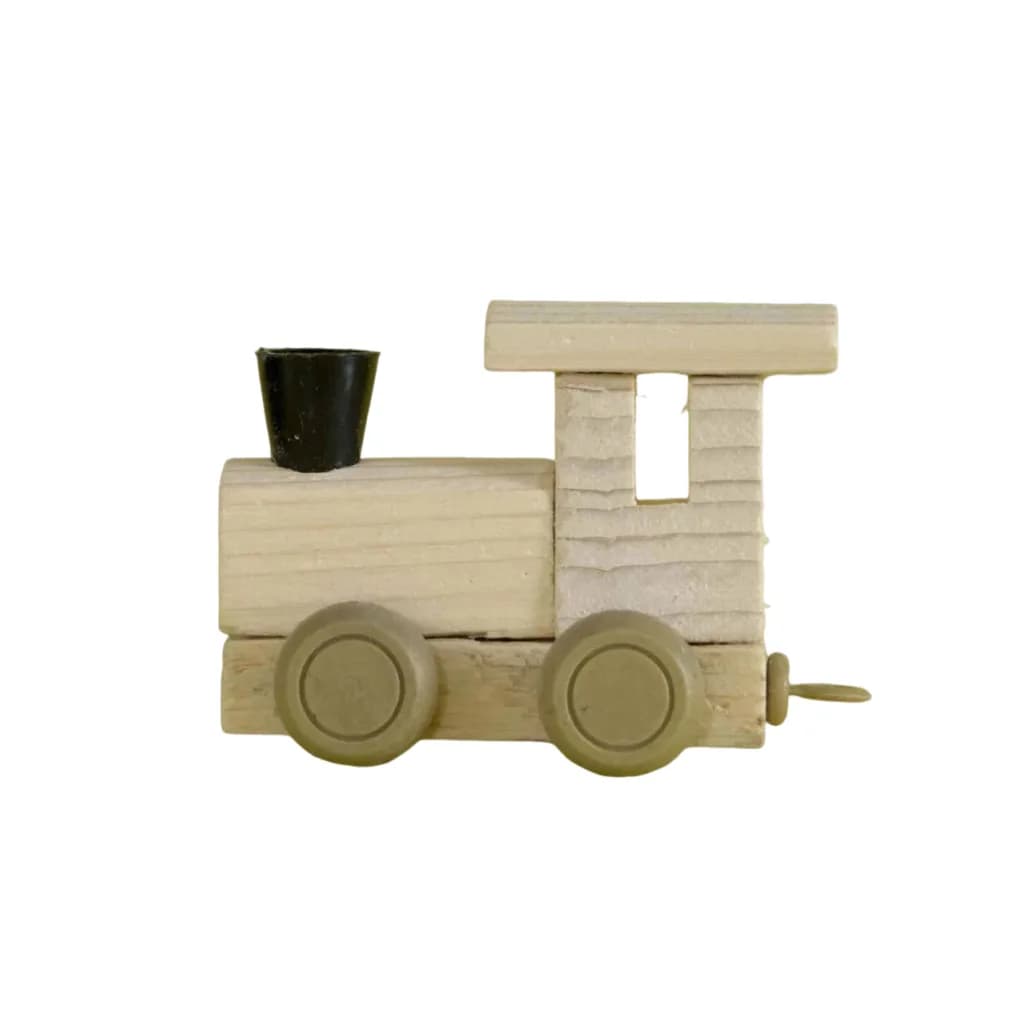 قطار اعداد و حروف چوبی Happy Train — تصویر ۳