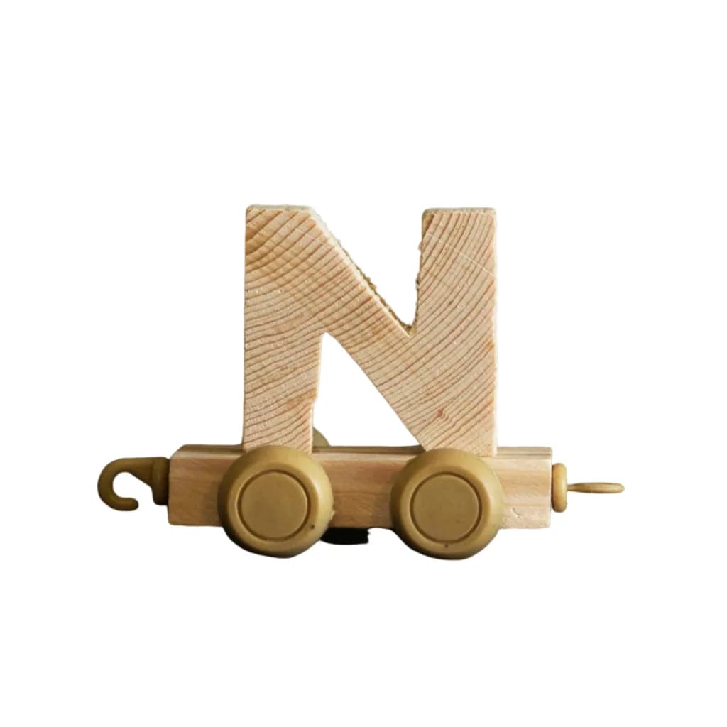 قطار اعداد و حروف چوبی Happy Train