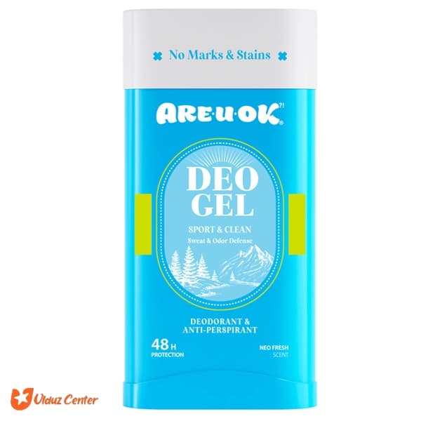 کرم ژل دئودورانت و ضد عرق آقایان آریواکی مدل Sport – Clean حجم 75 میل