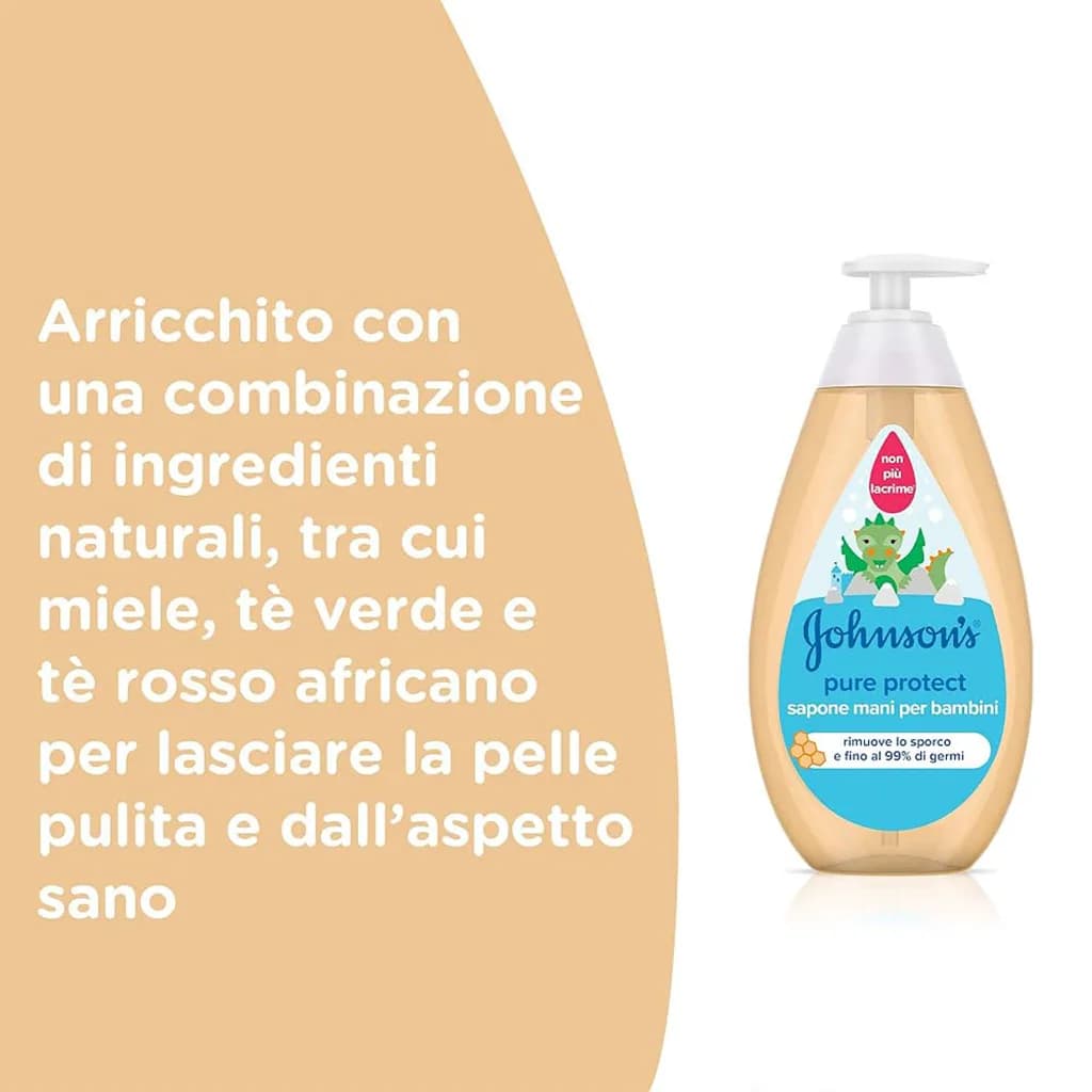 صابون مایع دست 300 میل Pure Protect جانسون Johnsons — تصویر ۵