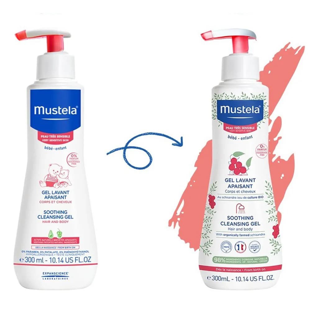 شامپو سروبدن apaisant سوتینگ 300میل ماستلا Mustela — تصویر ۵
