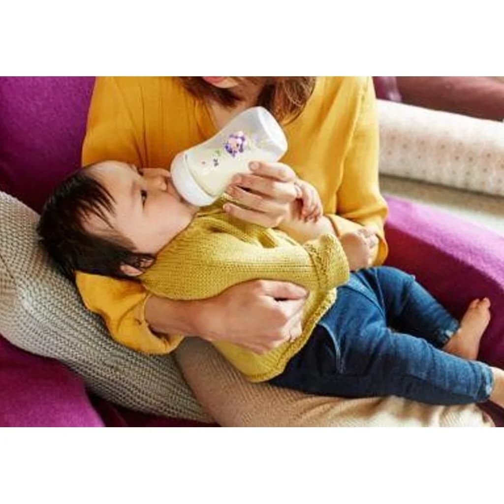 شیشه شیر نچرال 2قطره جعبه ای 260میل اونت Avent — تصویر ۵