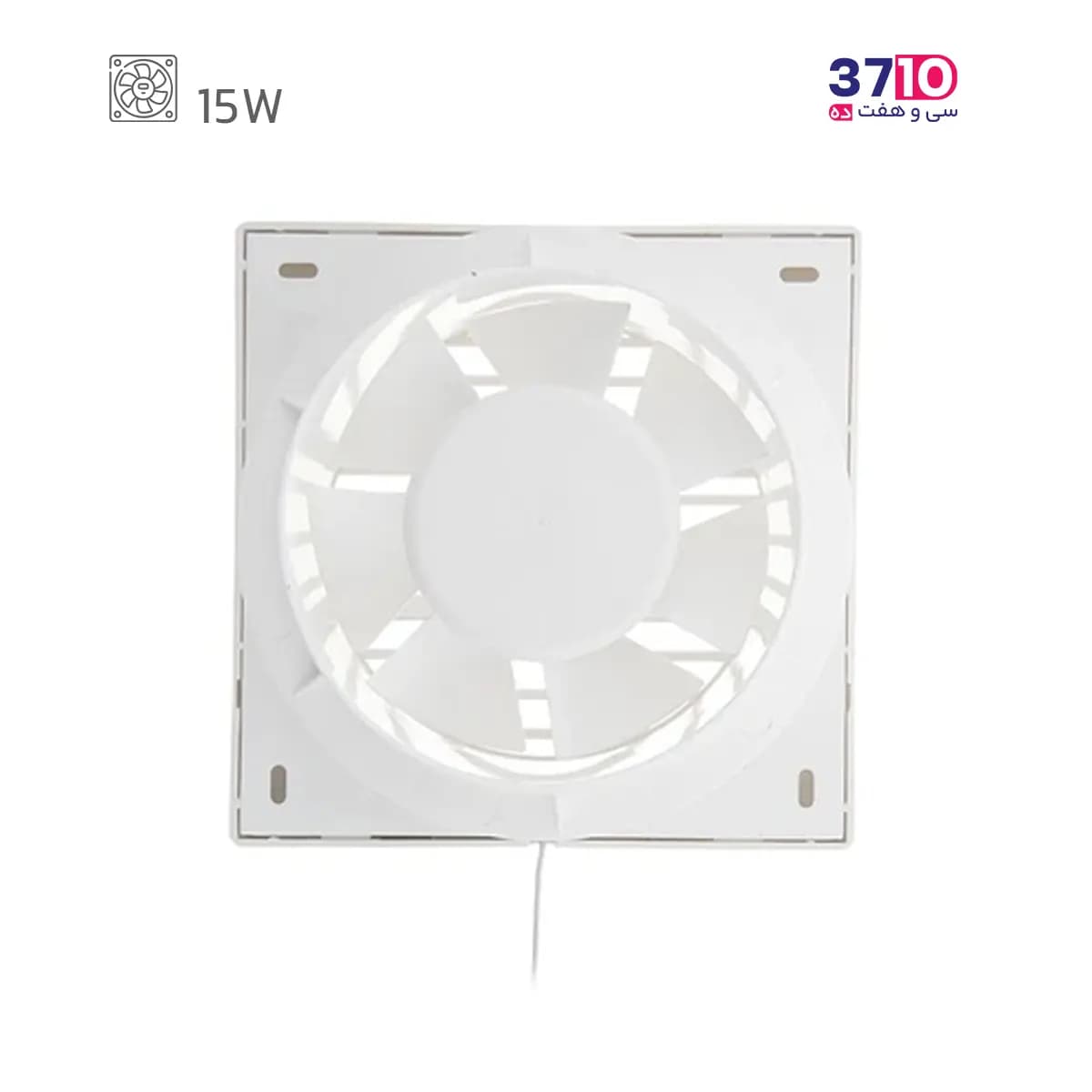 هواکش خانگی پارس شهاب PARS SHAHAB مدل VPS-12D ابعاد 12*12 — تصویر ۲