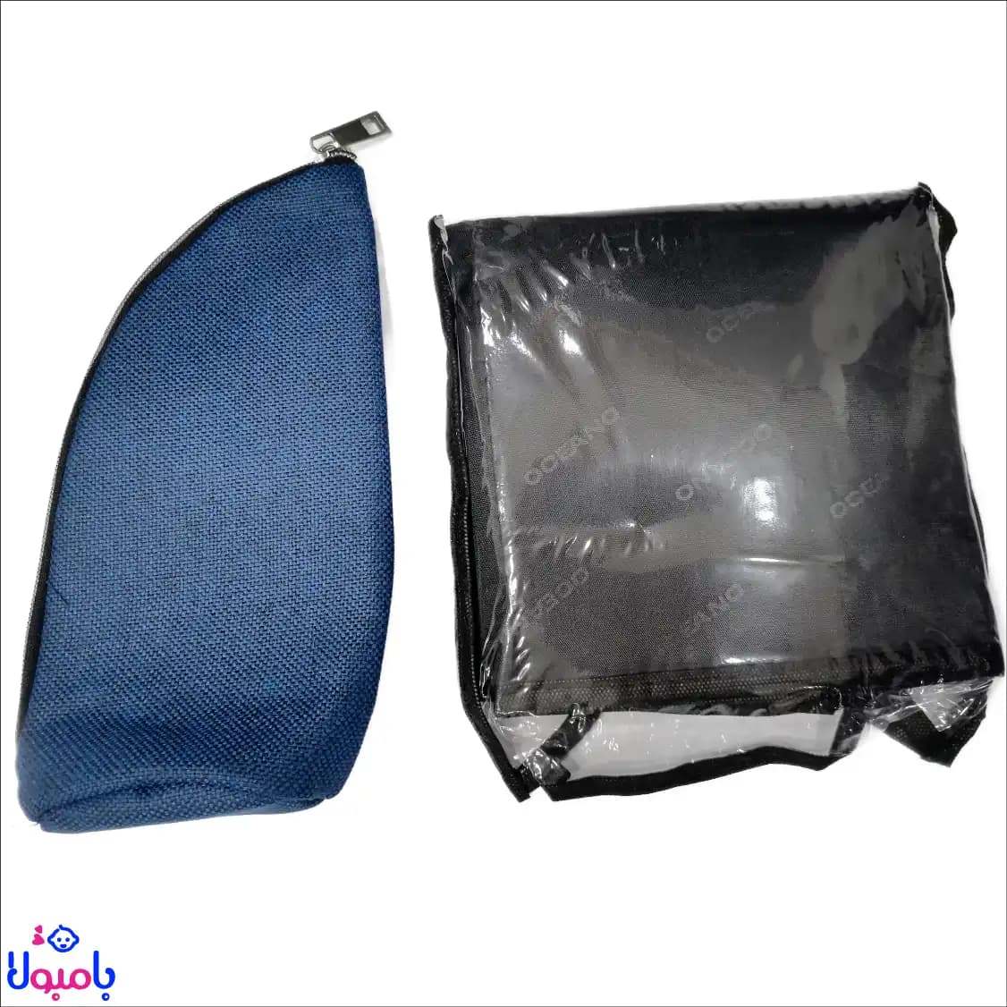 سرویس کالسکه و کریر به همراه کیف مادر baby best آبی — تصویر ۶