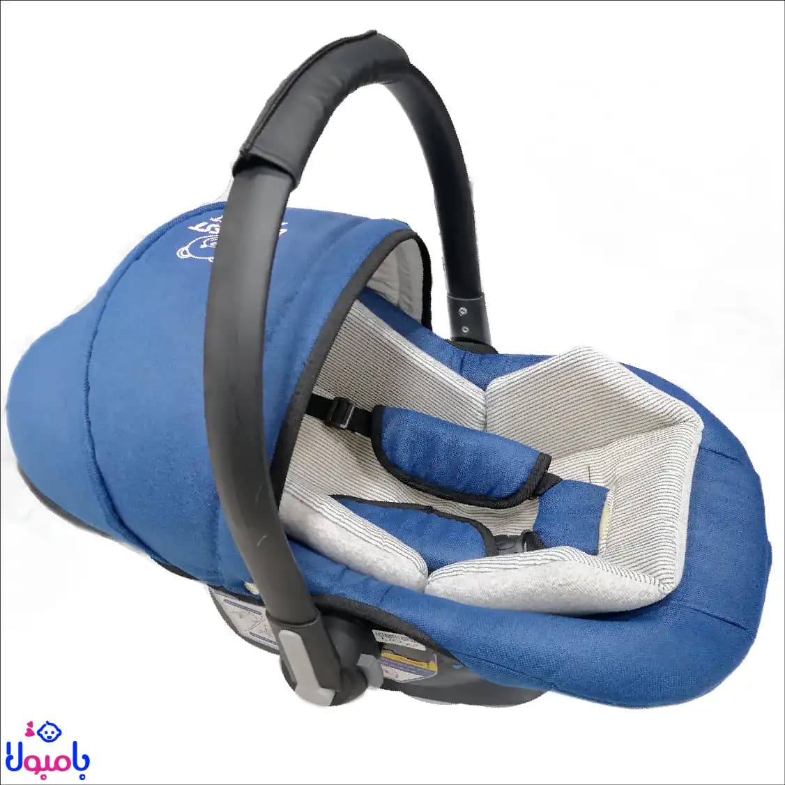 سرویس کالسکه و کریر به همراه کیف مادر baby best آبی — تصویر ۲