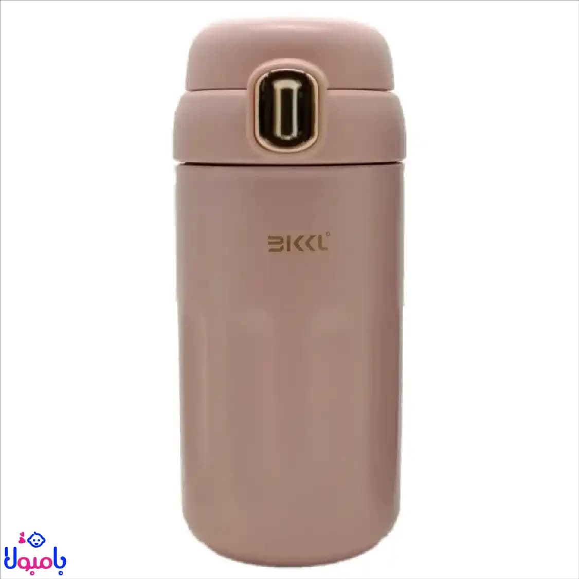 فلاسک دوکاره استیل 450میل BKKL مدل شیاردار — تصویر ۵
