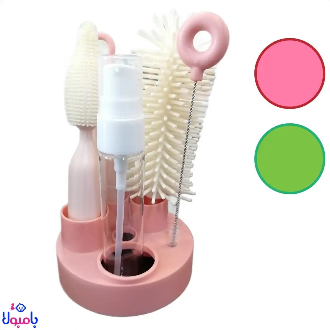 شیشه شور سیلیکونی کودک مدل سلیندری