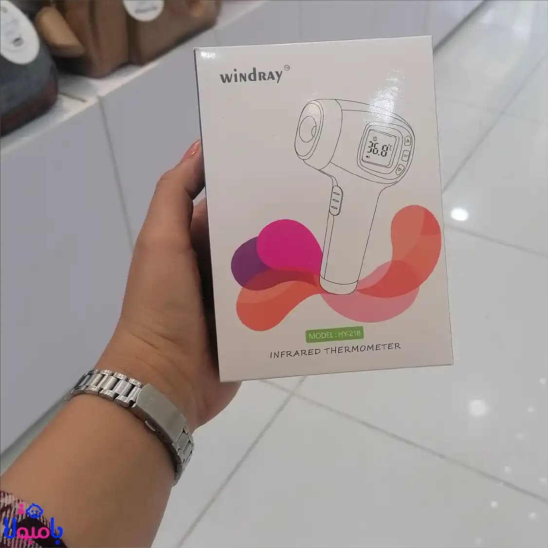 تب سنج لیزری تفنگی کودک Wind Rayمدل Hy-218 — تصویر ۳