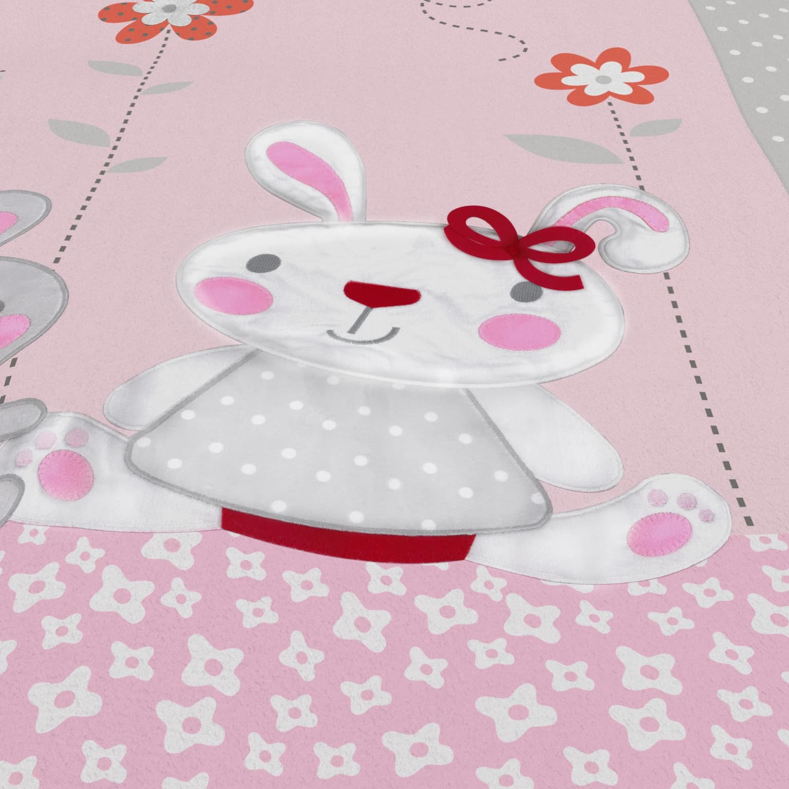 سرویس خواب 4 تکه نوزادی رز برن طرحLittle Bunny — تصویر ۲