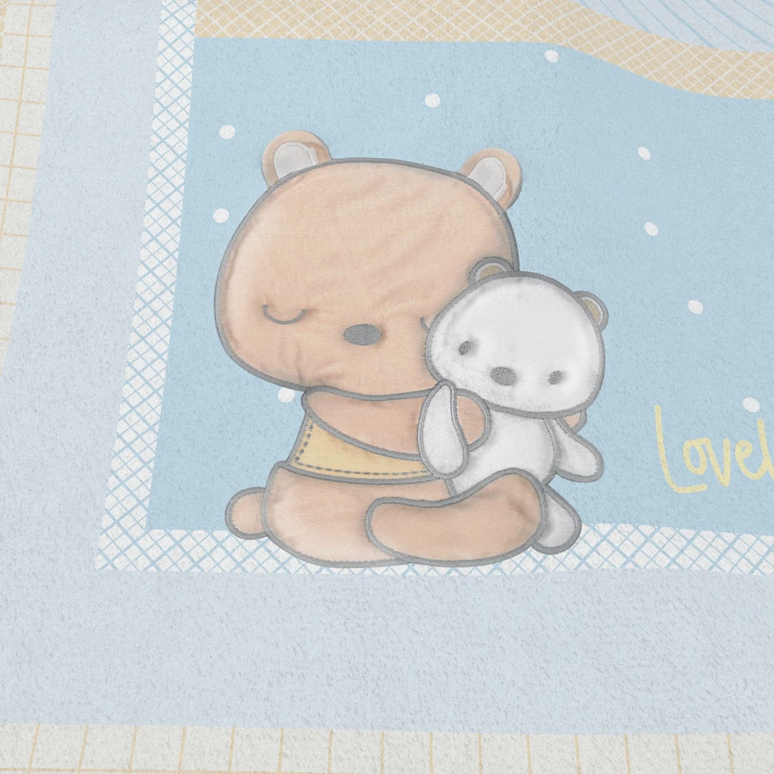 سرویس خواب 4تکه نوزادی رزبرن طرح Lovely Bear — تصویر ۳