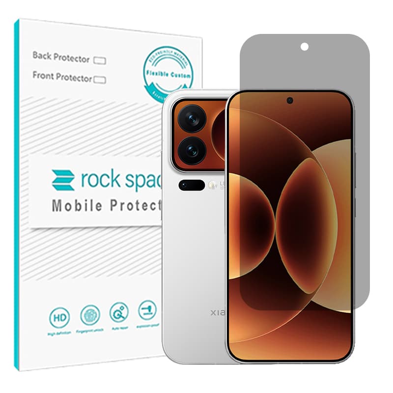 گلس شیائومی Xiaomi 17 Pro Max مدل نانو هیدروژل پرایوسی برند راک اسپیس
