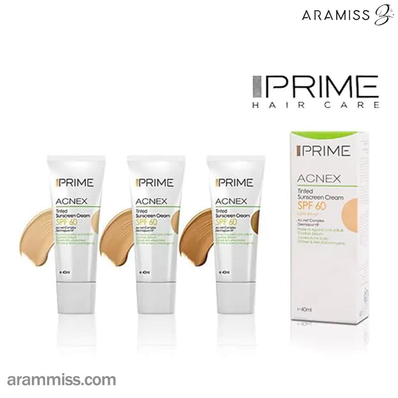 ضد آفتاب رنگی پوست چرب پرایم Prime Acnex SPF60 — تصویر ۲
