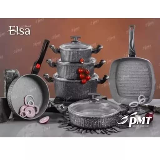 سرویس قابلمه 10 پارچه السا برند PMT