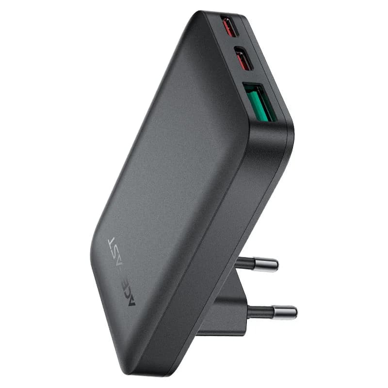 شارژر دیواری ایس فست ACEFAST A100 PD65W GaN Fast Charger توان 65 وات — تصویر ۷